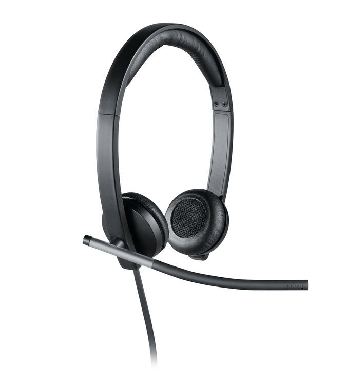 Headset Logitech H650e Stereo USB Preto image number 4