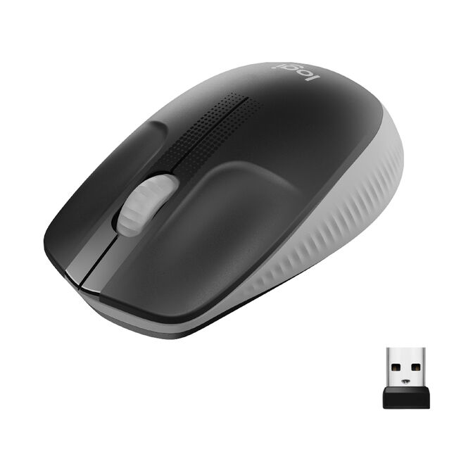 Rato Logitech M190 Full Size Wireless Cinzento image number 1