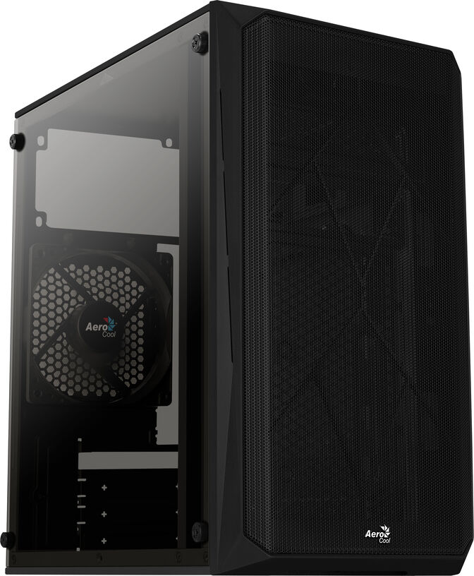 Caixa Micro-ATX Aerocool CS-107 Preto image number 0