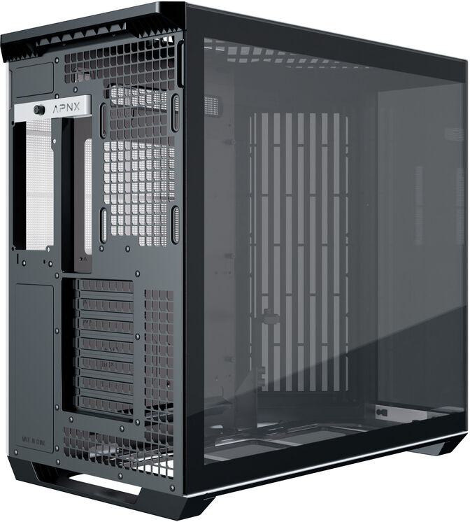 Caixa ATX APNX V1 Preto/Branco/Madeira image number 4