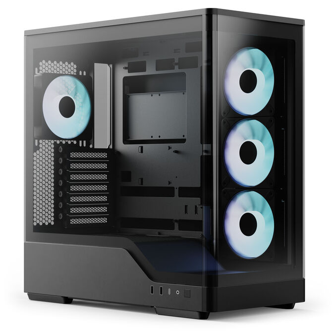 Caixa Aerocool P500A Mid-Tower Preto image number 0