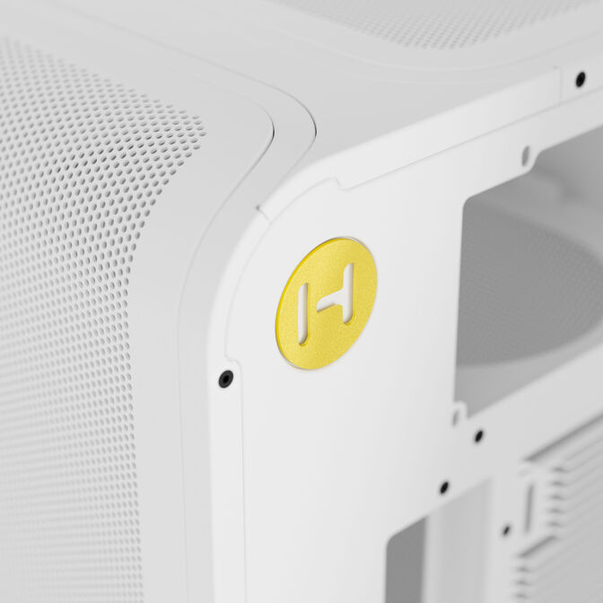 Caixa ATX Hyte X50 Air Snow White image number 8