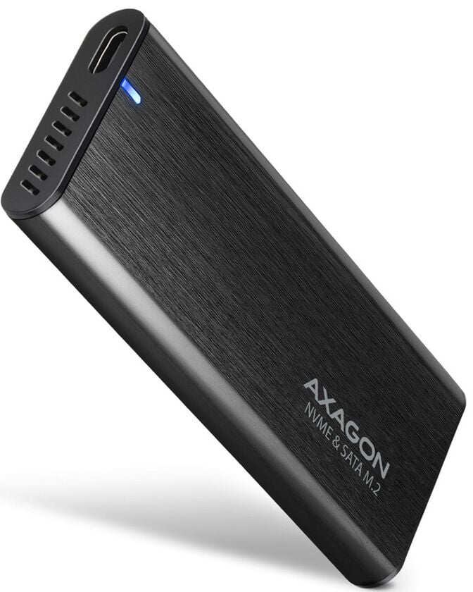 Caixa Externa AXAGON EEM2-SB2 USB-C 3.2 Gen 2, SSD M.2 - Preto image number 0
