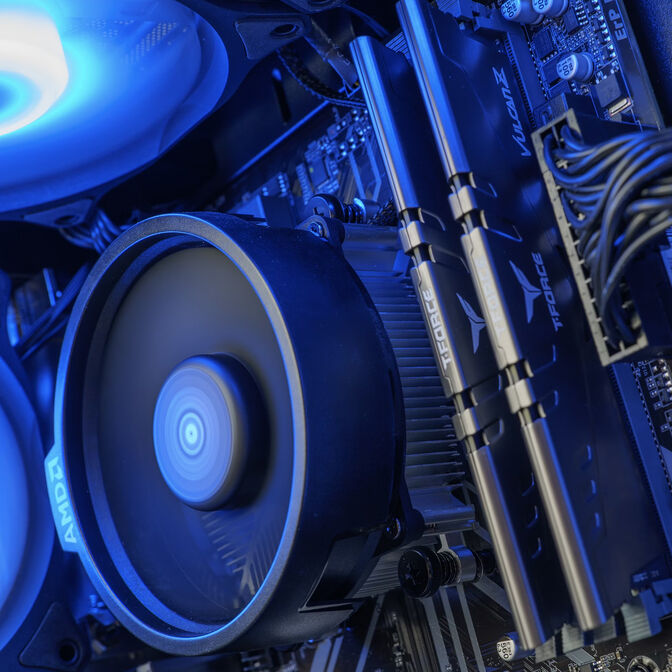 Computador Mach 1  Gamer-PC Ryzen 5 5600 16GB DDR4 1TB RTX 4060 WiFi W11 image number 5