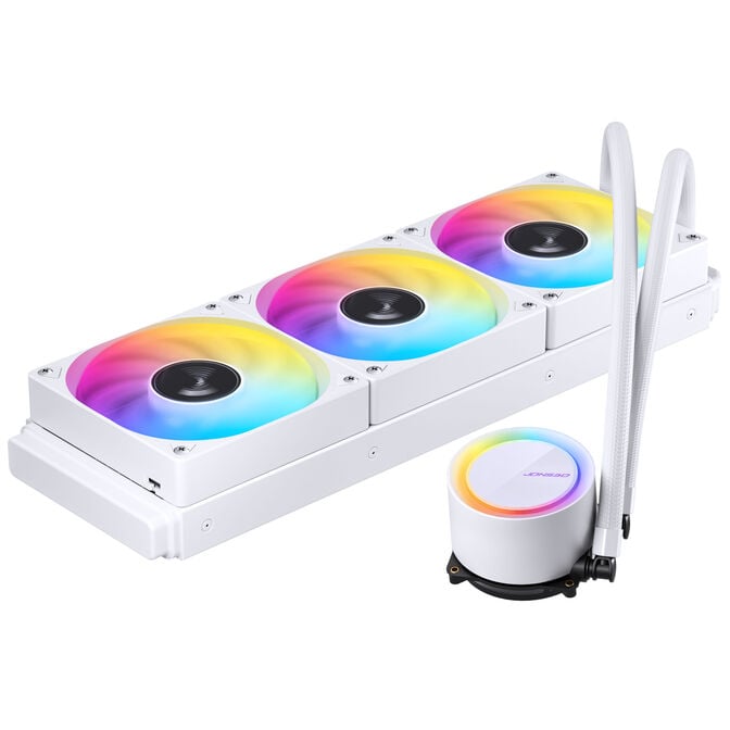 Water Cooler CPU Jonsbo TG-360 ARGB Branco - 360mm image number 4