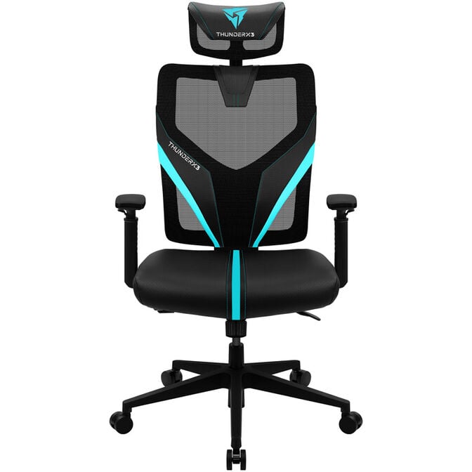 Cadeira Gaming Ergonomica TX3 (ThunderX3) YAMA 1 - Preto/Turquesa image number 1