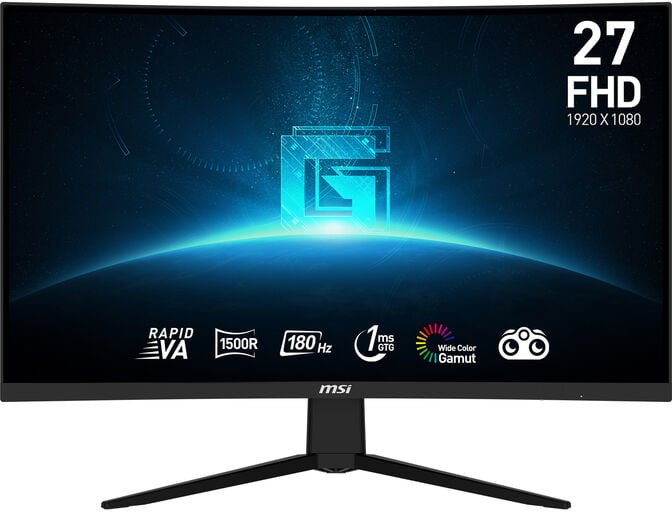 Monitor Curvo MSI 27" G27C3F VA FHD 180Hz 1ms FreeSync Premium image number 0