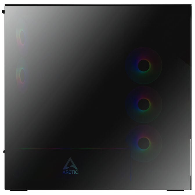 Caixa E-ATX Arctic Xtender ARGB Vidro Temperado Preto Espelhado image number 2