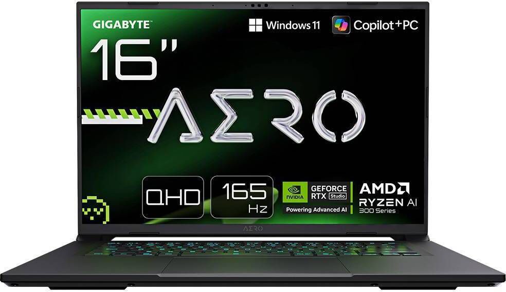 Port&aacute;til Gigabyte AERO X16 1VH93PTC64AH 16" Ryzen AI 7 350 32GB DDR5 1TB RTX 5060 QHD+ 165Hz W11