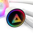 Water Cooler CPU Montech LightFlow ARGB 360mm Branco image number null