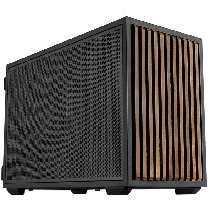 Caixa Micro-ATX Lian Li x Dan Cases B4 Preta Madeira image number 0