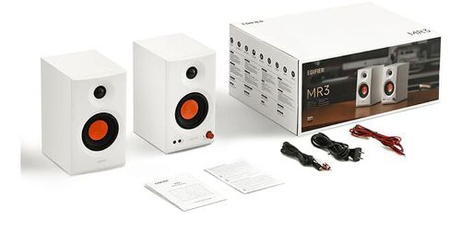 Colunas Edifier MR3 Studio 2.0 36W Bluetooth Brancas image number 2