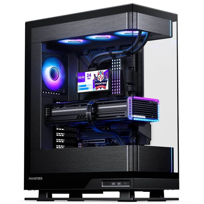 Water Cooler CPU Phanteks Glacier One 360M25 Gen 2 LCD DRGB Preto - 360mm image number 5