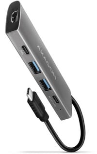 HUB USB-C AXAGON HMC-5G2 2x USB-A + 2x USB-C + HDMI, USB-C 3.2 Gen 2 10Gbps, PD 60W