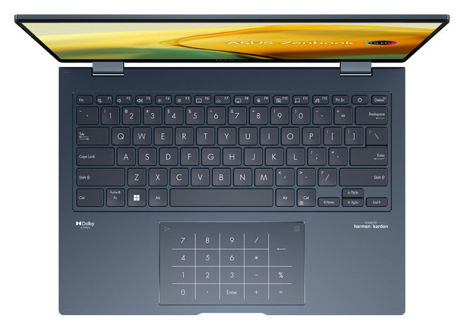 Port&aacute;til ASUS ZenBook Flip UP3404 14" i7 1360P 16GB DDR5 1TB Iris Xe 2.8K OLED 90Hz Touch W11 Pro + Caneta image number 2