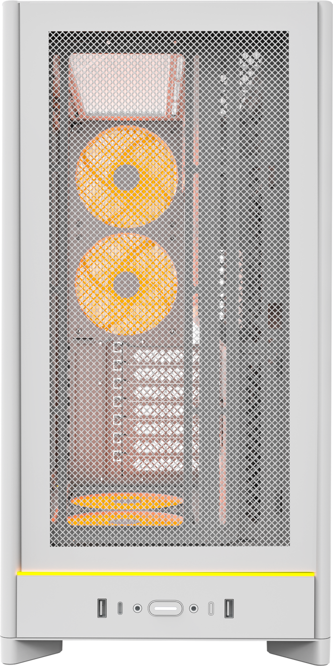 Caixa ATX Montech HS01 Pro Branco image number 2