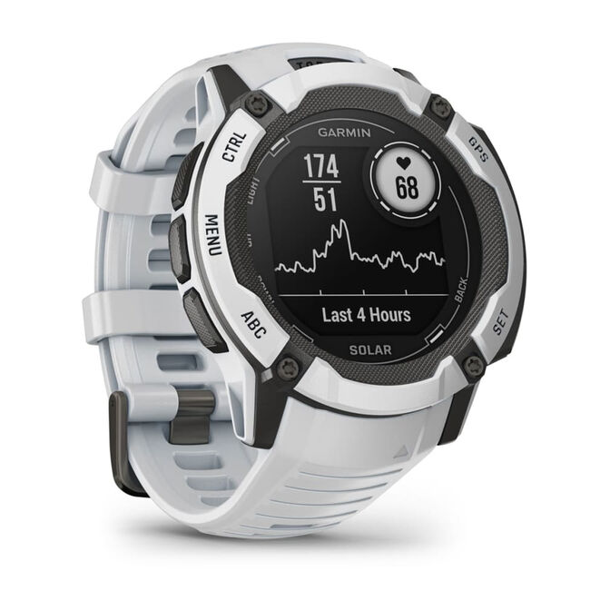 Smartwatch Garmin Instinct 2X Solar 50mm Branco image number 5