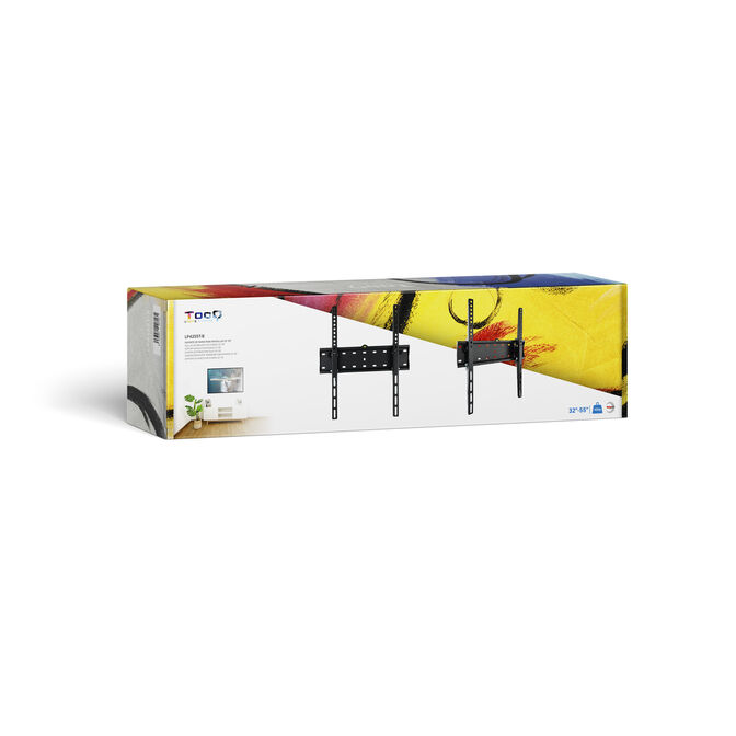 Suporte de Parede Tooq Tilt 32" a 55" Max. 40kg Preto image number 10