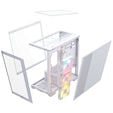 Caixa Micro-ATX Corsair 2800X RS-R ARGB Branca Vidro Temperado image number null