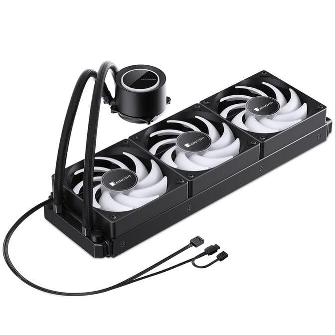 Water Cooler CPU Jonsbo TG-360 ARGB 360mm - Preto image number 11