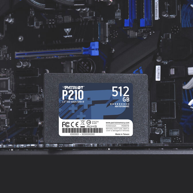 SSD Patriot P210 512GB SATA III (520/430MB/s) image number 6