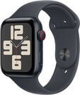 Smartwatch Apple Watch SE (2024) GPS + Cellular 44mm Alum&iacute;nio Meia-noite c/ Bracelete Desportiva Meia-noite - M/L image number null