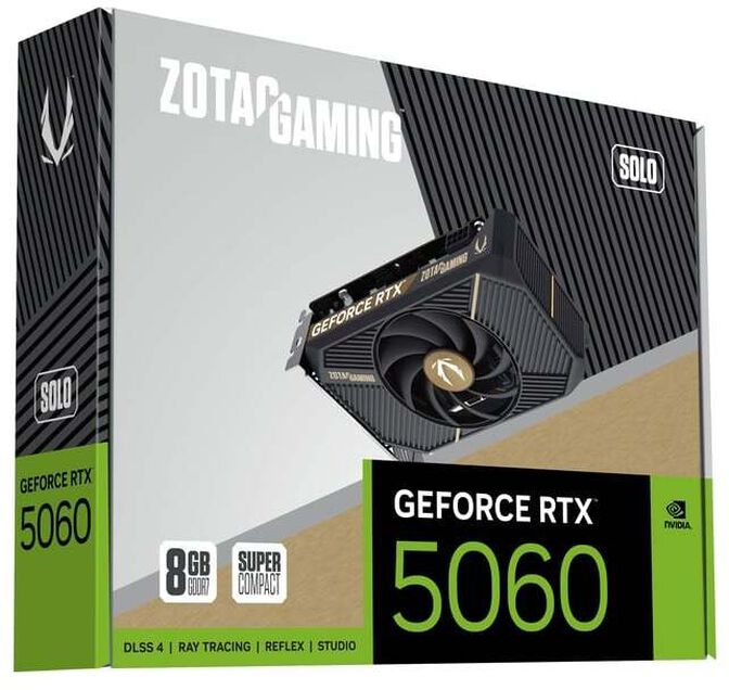 Gr&aacute;fica ZOTAC GeForce&reg; RTX 5060 Solo 8GB GDDR7 DLSS4 image number 7
