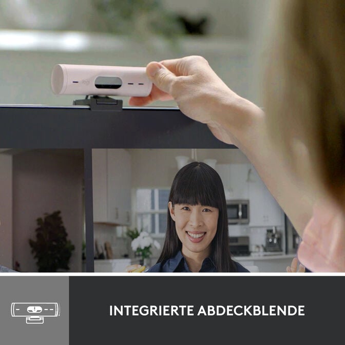 Webcam Logitech Brio 500 Full HD 1080p USB Type-C Rosa image number 22