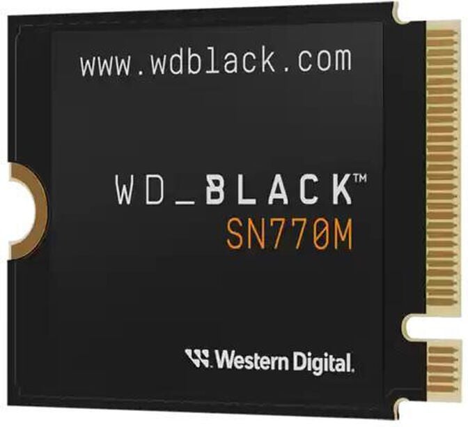 SSD Western Digital Black SN770M 1TB TLC 3D NAND Gen4 M.2 NVMe image number 1