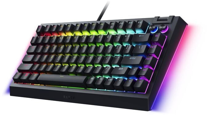 Teclado Razer BlackWidow V4 75% RGB Tactile Switch (US) image number 7