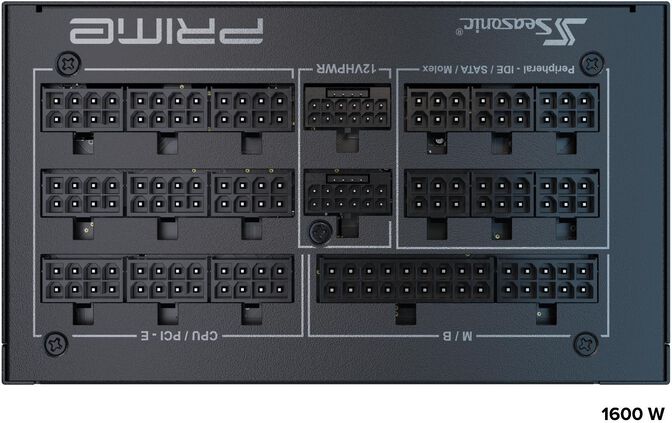 Fonte Modular Seasonic PRIME PX 1600W 80+ Platinum ATX3.0 image number 8