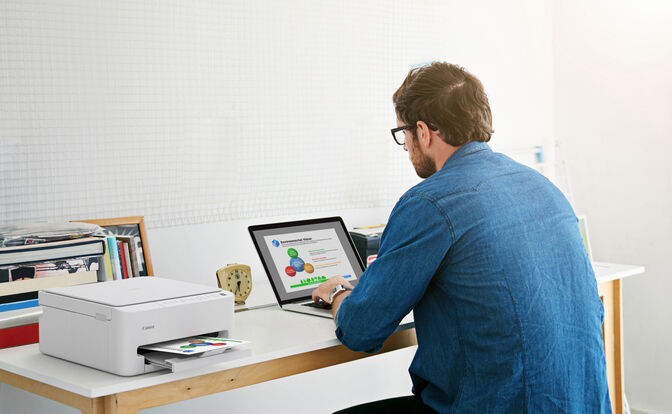 Impressora Multifun&ccedil;&otilde;es a Laser Canon PIXMA TS4150i WiFi image number 9