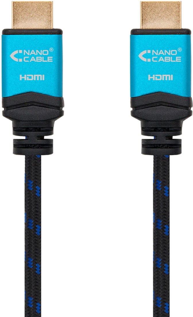Cabo HDMI V2.0 4K@60Hz 18Gbps Nanocable A M/M 5 M Premium Preto image number 1