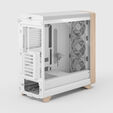 Caixa E-ATX Fractal Design Summit Chalk White TG Clear Tint image number null