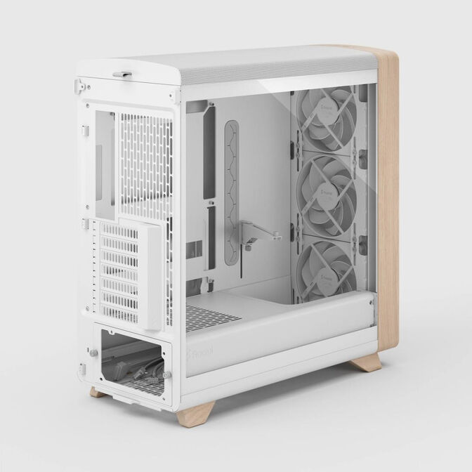 Caixa E-ATX Fractal Design Summit Chalk White TG Clear Tint image number 1