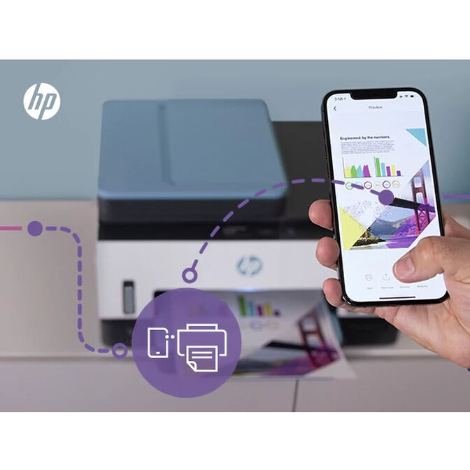 Impressora Multifun&ccedil;&otilde;es a Jato de Tinta HP Smart Tank 7606 All-in-One image number 4