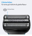 M&aacute;quina de Barbear Braun Series 3 310s Azul/Preto image number null