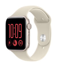 Smartwatch Apple Watch SE 3 GPS 44mm Starlight Aluminium Case with Sand Sport Band - M/L