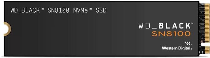 Disco SSD Western Digital Black SN8100 2TB Gen5 M.2 NVMe (14900/14000MB/s) image number 0