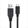 Cabo USB 3.1 Gen2 10Gbps 3A Nanocable USB-C/M > USB-A/M 1.5 M Preto image number null
