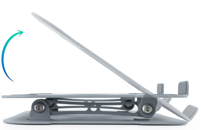 Suporte Elevat&oacute;rio Tooq para Port&aacute;teis Ergon&oacute;mico Ajust&aacute;vel Alum&iacute;nio image number 1