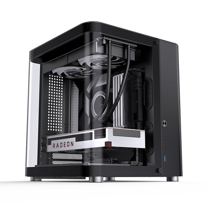 Caixa Micro-ATX Jonsbo TK-1 2.0 Vidro Temperado Preto image number 19