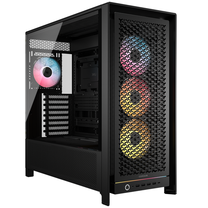 Caixa E-ATX Corsair Frame 5000D RS ARGB Airflow Preto Vidro Temperado image number 0