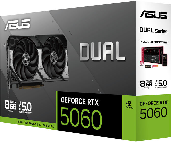 Gr&aacute;fica Asus GeForce&reg; RTX 5060 Dual 8GB GDDR7 DLSS4 image number 11