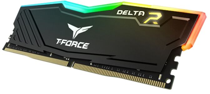 Team Group Kit 16GB (2 x 8GB) DDR4 3600MHz Delta RGB Preto CL18 image number 1