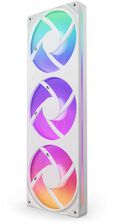 Ventoinha NZXT F360 RGB Core Single-Frame Brancas - Tripla Ventoinha 120mm ( 360mm ) image number null
