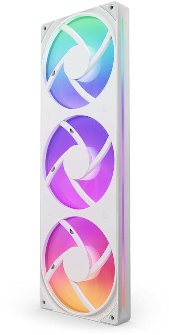 Ventoinha NZXT F360 RGB Core Single-Frame Brancas - Tripla Ventoinha 120mm ( 360mm ) image number 1