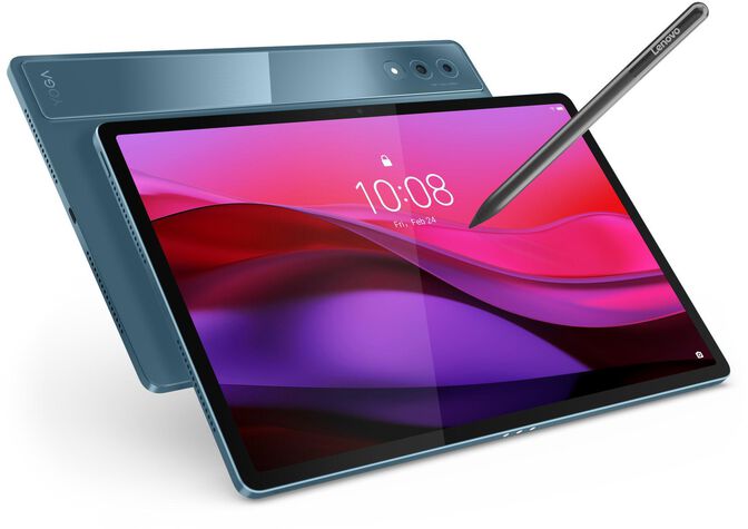 Tablet Lenovo Yoga Tab Plus TB520FU 12.7" (16 / 256GB) 3K 144Hz WiFi Tidal Teal + Capa Teclado + Pen image number 10
