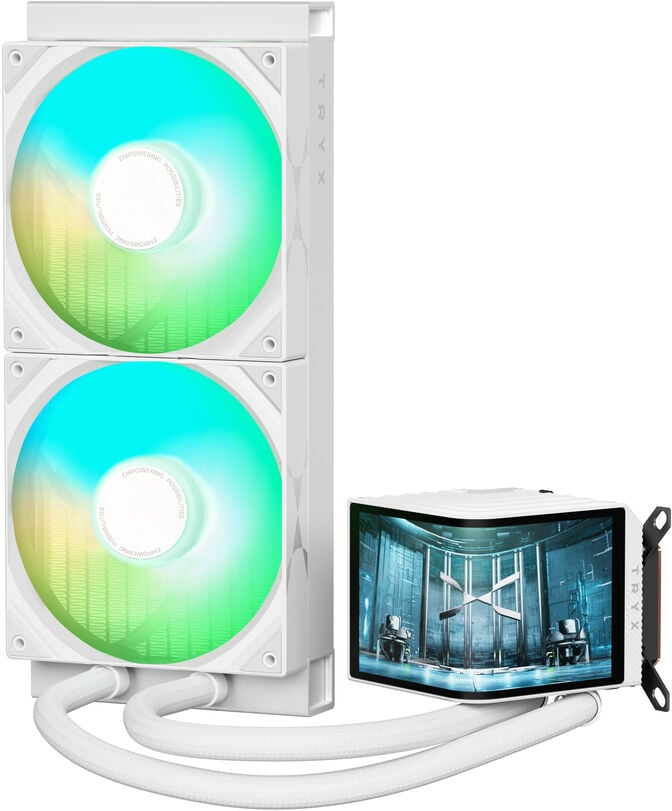 Water Cooler CPU TRYX Panorama 280 ARGB Branco image number 0