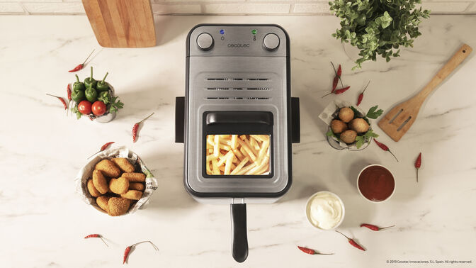 Fritadeira a &Oacute;leo Cecotec CleanFry Infinity 3000 3L 2400W Full Inox image number 8